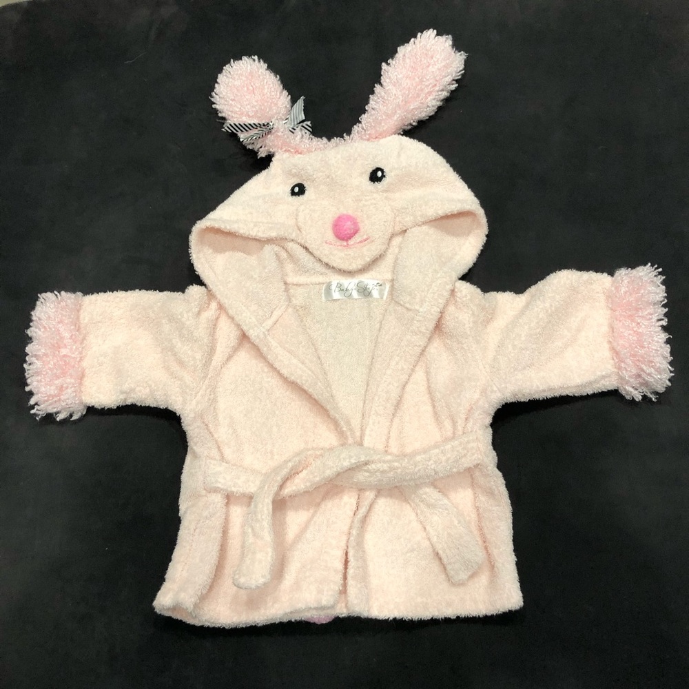 BABY STEPS BATHTIME BUNNY HOODED SPA BABY ROBE